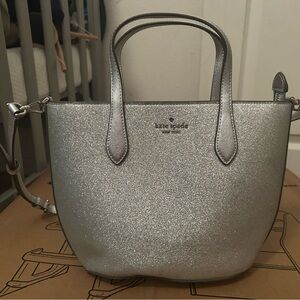 Kate Spade Shimmering Silver Tote